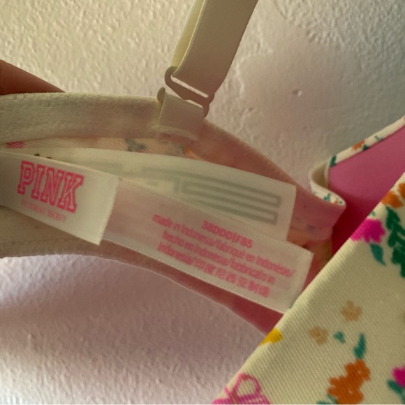 NWOT Victoria’s Secret PINK Floral Print Bra - Picture 2 of 3